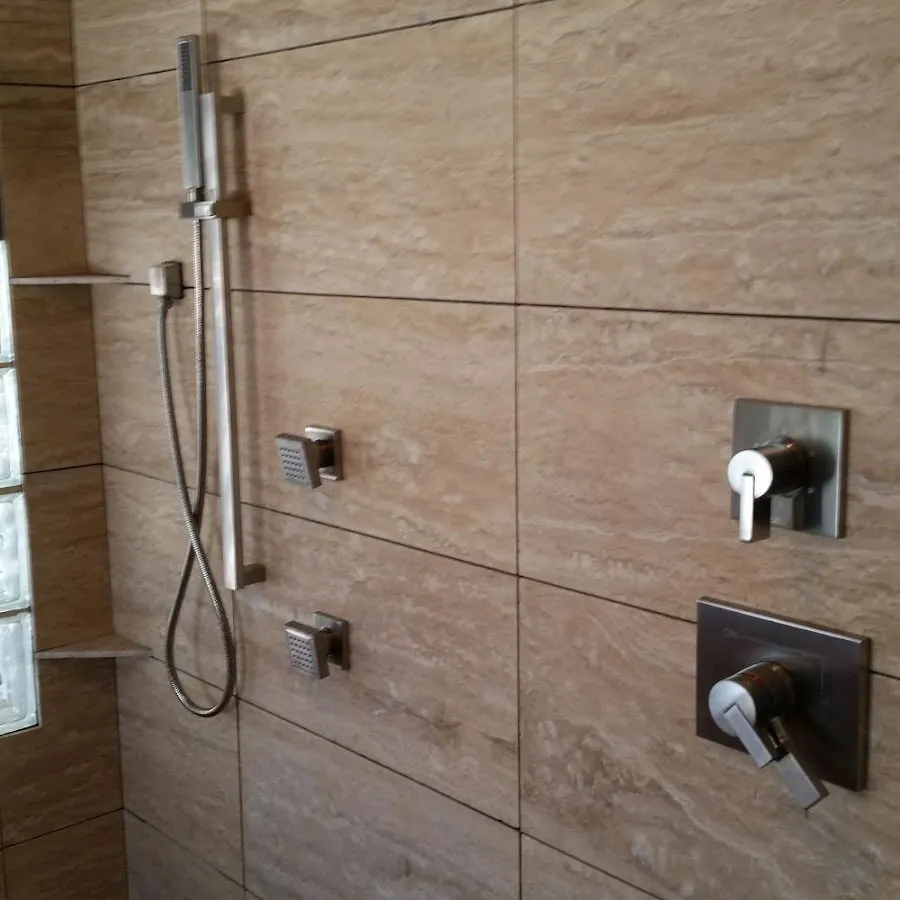 Shower fixture installation for Water Heater Replacement in Speedway